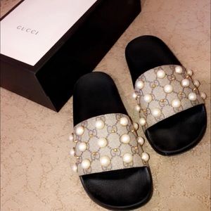 Gucci Shoes - Gucci pearl slides Gucci Shoes - Gucci pearl slides
